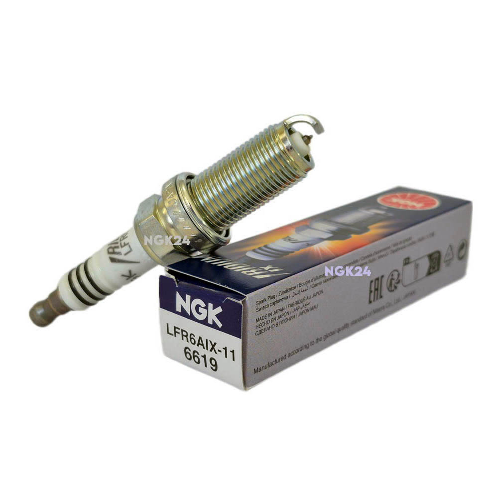 شمع ایریدیوم LFR6AIX-11 پایه بلند NGK ژاپن